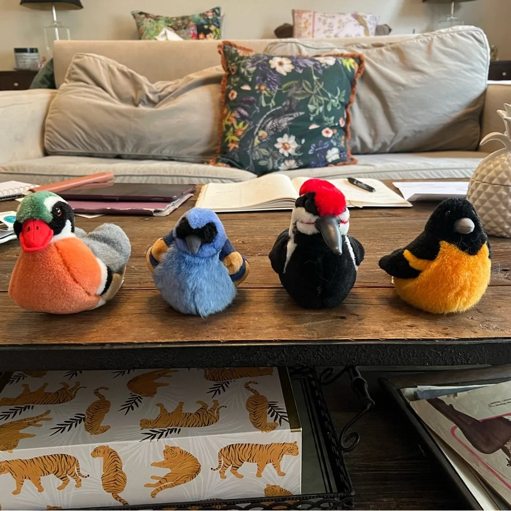 Audubon Society Wild Plush Birds That Make Calls Working